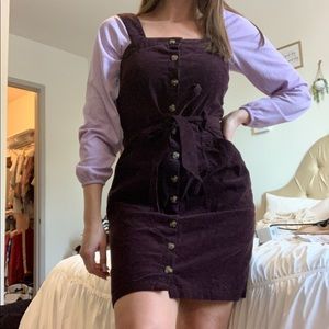 SOLD: Corduroy button up dress